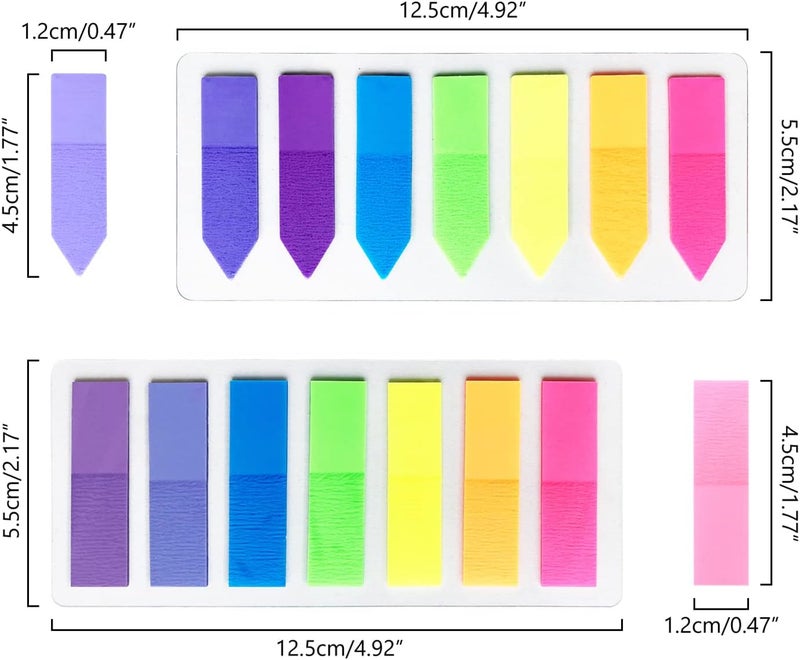 XLSFPY 560PCS Page Markers Sticky Index Tabs Book Annotation Bookmark Notes Small Pop Up Index Flag Tabs, Post Tabs Flags Stickers - Image 3